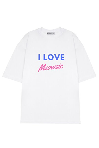 GreenMint للجنسين كبير الحجم أنا أحب موسيقى القطط أيضًا Meowsic!_OE1271