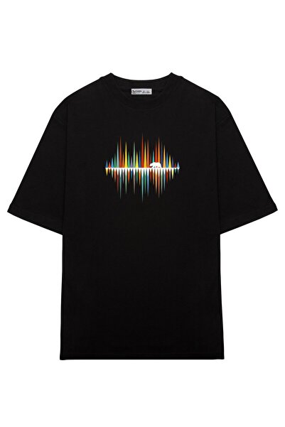 GreenMint ألعاب الدب الجبلي الملونة كبيرة الحجم للجنسين - موجة صوت الموسيقى -...