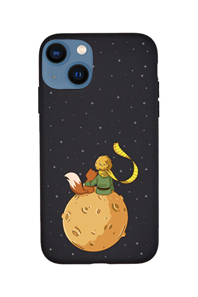 KaffCase حافظة هاتف آيفون 14 ليتل برينس من السيليكون الفاخر