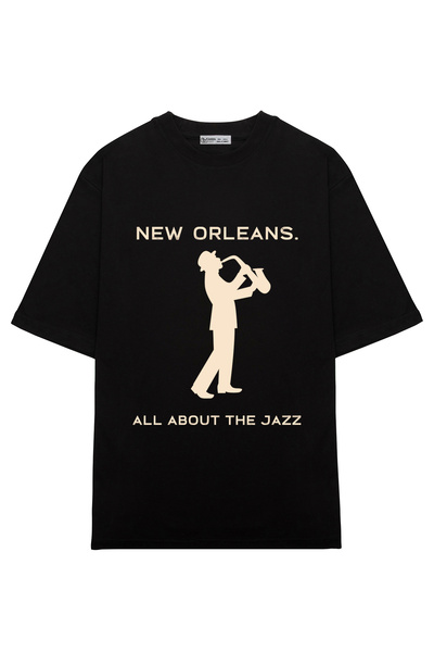 GreenMint للجنسين مقاس كبير لمهرجان موسيقى نيو أورليانز جاز ساكسفون تصميم موس...