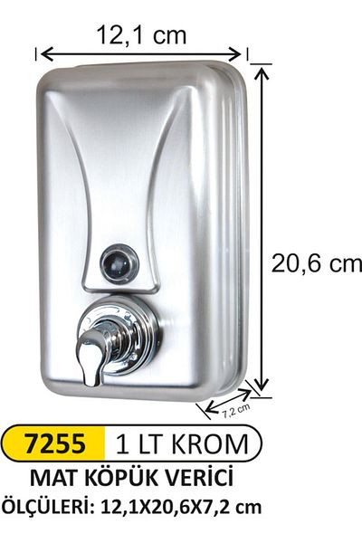 FTM AMBALAJ Συσκευή σαπουνιού αφρού μετάλλου 1000 ml