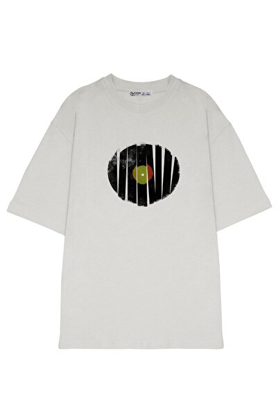 GreenMint سجل فينيل مكسور كبير الحجم للجنسين ريترو ميوزيك فينتاج Grunge_OE1052