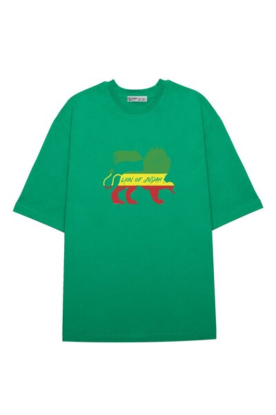 GreenMint للجنسين مقاس كبير أسد يهوذا موسيقى الريغي_OE1323