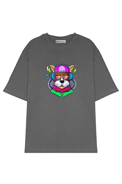 GreenMint كلب موسيقى مضحك مجنون كبير الحجم للجنسين مع سماعة رأس_OE1110