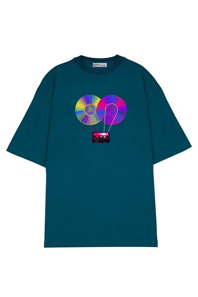 GreenMint موسيقى غير قابلة للتوقف مقاس كبير للجنسين_OE1672