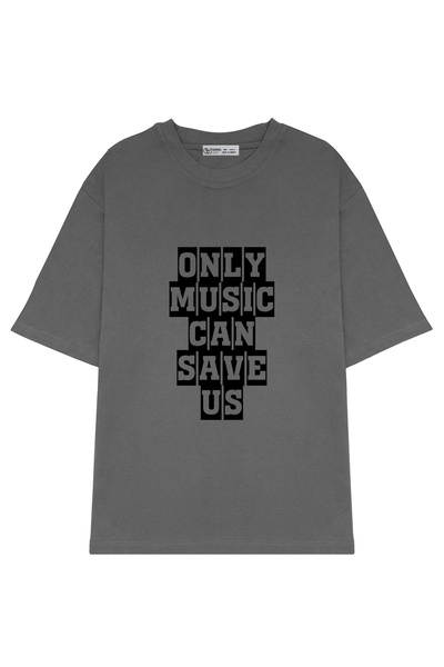 GreenMint مقاس كبير للجنسين فقط يمكن للموسيقى أن تحبنا نمطًا كبيرًا_OE1683