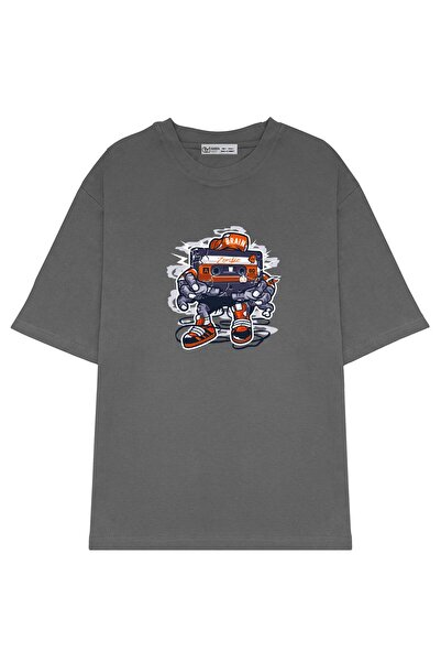 GreenMint شريط موسيقى زومبي أحمر رائع كبير الحجم للجنسين_OE1098