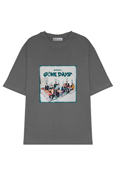 GreenMint للجنسين مقاس كبير STRAY KIDS MIXTAPE _ GONE DAYS