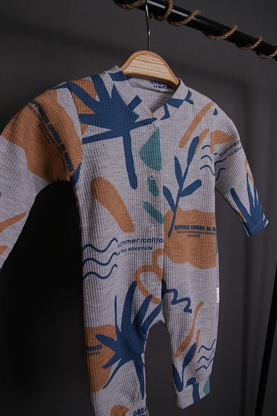 Beniizle PALMY PATTERNED UNISEX JUMPSUIT