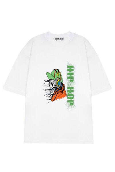 GreenMint موسيقى الهيب هوب كبيرة الحجم للجنسين skull_OE1254