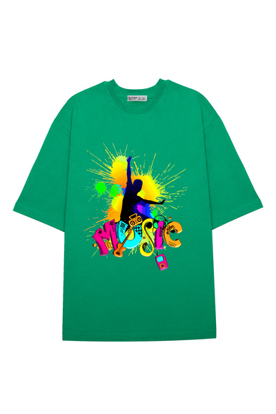 GreenMint موسيقى الهيب هوب كبيرة الحجم للجنسين_OE1255