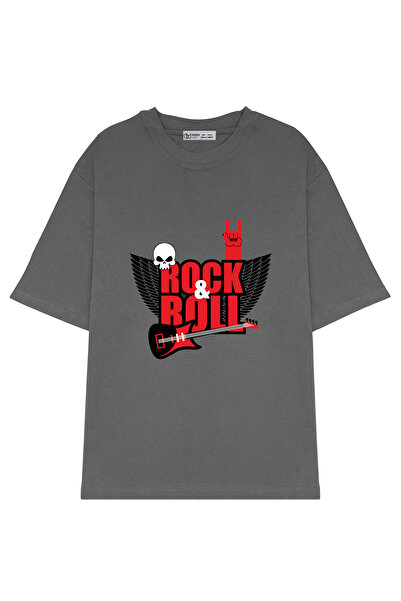 GreenMint للجنسين مقاس كبير روك اند رول.جيتار كهربائي و سكول.عشاق موسيقى الرو...