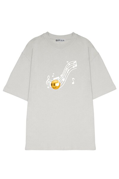 GreenMint شريحة موسيقى إيموجي كبيرة الحجم للجنسين_OE1165