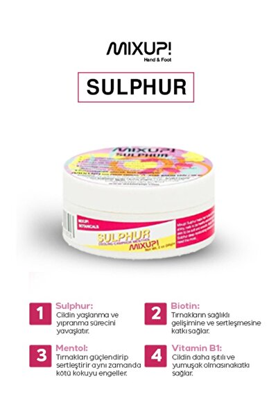 Mixup Sulphur - Tırnak Bakım Yağı 56 G X 3'lü Set
