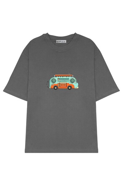 GreenMint للجنسين مقاس كبير The Music Bus_OE1847