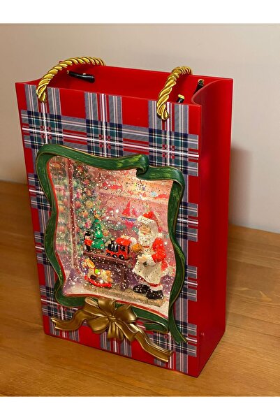 BENİMOLMALI Hediye Paketi Görünümlü, Merry Christmas, Yeni Yıl Hediyesi, Işık...