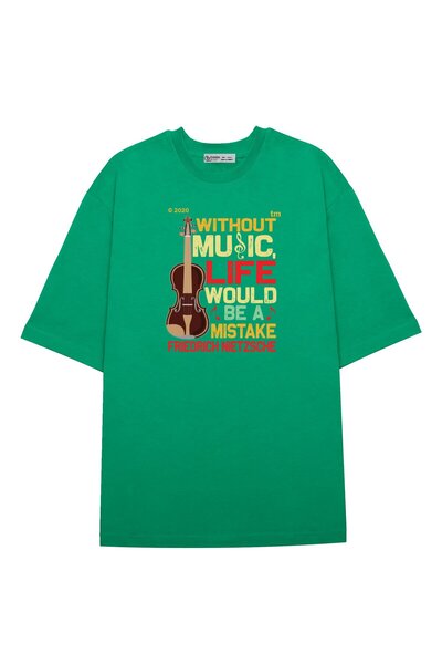 GreenMint مقاس كبير للجنسين بدون موسيقى الحياة...Mistake_OE1918