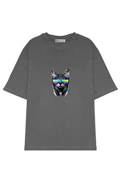 GreenMint للجنسين حجم كبير عاشق الموسيقى القط V.II_OE1536