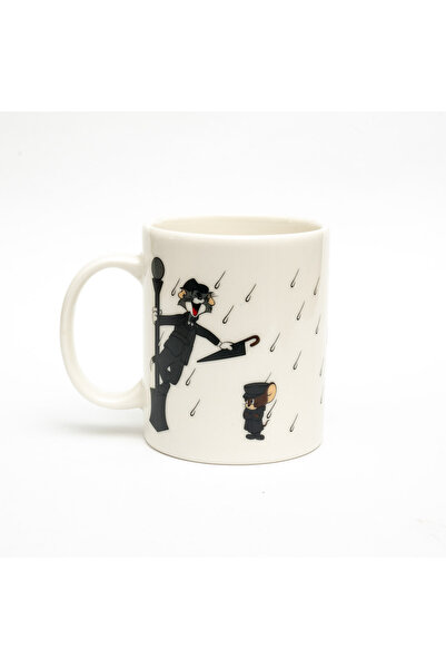 Mabbels Warner Bros 100.Yıl Özel Seri Tom&Jerry Singin in the Rain Porselen Kupa