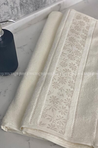 Özdilek Blossom Рушник для обличчя 3 штуки - кремовий