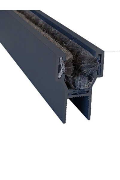 Kamataş Alüminyum Cam Balkon Büyük H, Ara Çıta Ve Fitili Antrasit 140 Cm.