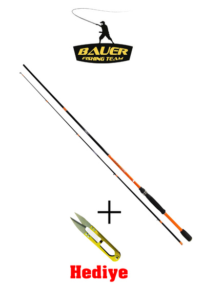 csoutdoor BAUER Akıra 210 2-8 Gr Spin Lrf Kamışı + Demir Makas
