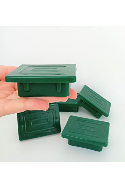 Asenya Kutu Profil Kapağı 8 ADET 40x60 Kutu Profil Kapak Kare Profil Tapası Plastik Tapa Panel Çit