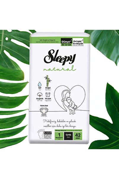 Sleepy Natural Yenidoğan 1 Numara Haftalık Ekonomik Bebek Bezi Sleepy Bebek Bezi