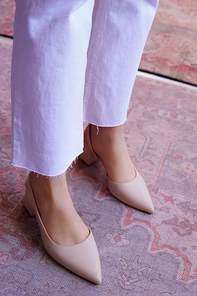 LAMİNTA Tulip Ten - Pantofi cu toc pentru femei cu spatele deschis
