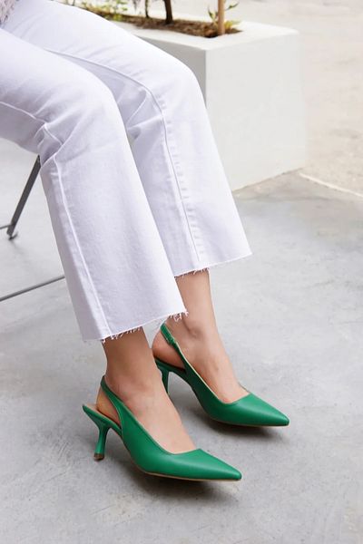 LAMİNTA Sandra Green Women's Heeled Shoes