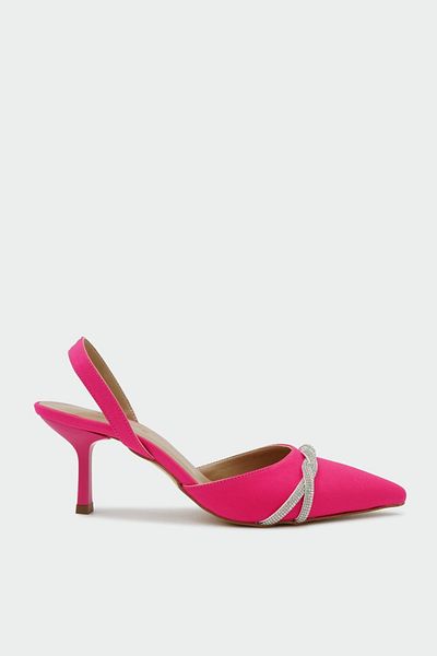 LAMİNTA Pantofi cu toc pentru femei Vince Fuchsia Knit