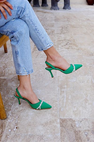 LAMİNTA Pantofi cu toc pentru femei Vince Green Knit