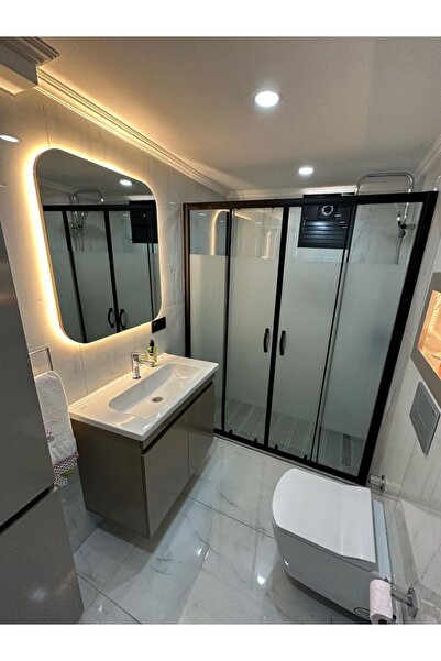 MKS Design 60x80 Ledli Banyo Aynası / Banyo Dekoru / Işıklı Dekor Ayna