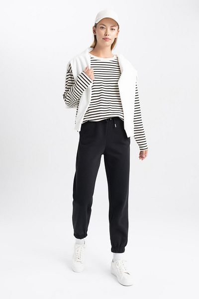 DeFacto Tepláky Jogger Thick Sweatshirt Fabric