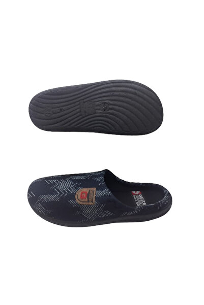 GEZER Παντόφλες εσωτερικού χώρου Unisex με μαύρη ρίγα