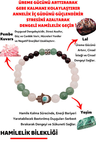 Doğal Taş Dünyası تعويذة الحمل من الحجر الطبيعي - لال العقيق الوردي، سوار الي...