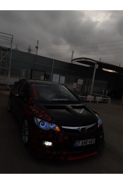 at aydın tuning HONDA FD6 UYUMLU - FAR İÇİ 4LÜ U TİP RGB ANGEL 16 RENKLİ