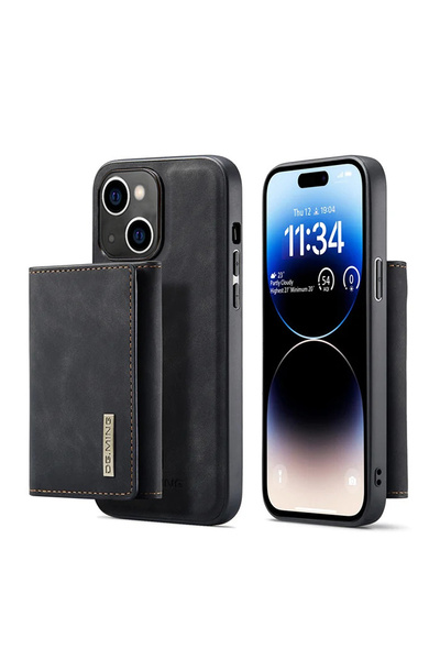 Merwish İphone 15 Uyumlu Deri (suni) Manyetik Ayrılabilen Cüzdanlı Arka Kapak...