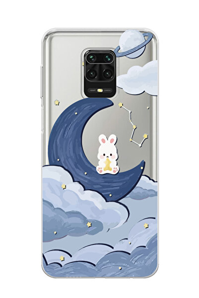 Magic Ring Redmi Note 9 Pro/Note 9S Uyumlu Sevimli Ayıcık Desenli Şeffaf Tele...