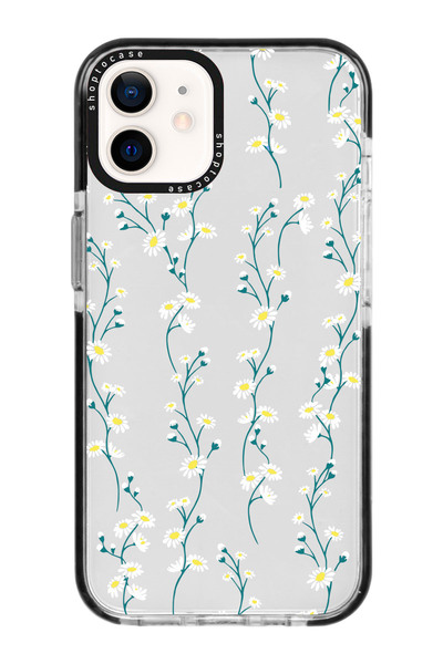 shoptocase Iphone 11 Uyumlu Siyah Impact Papatya Sarmaşığı Tasarımlı Telefon ...