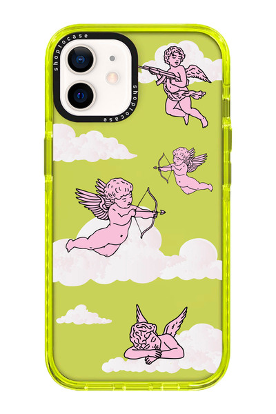 shoptocase Iphone 11 Uyumlu Sarı Impact Eros Tasarımlı Telefon Kılıfı