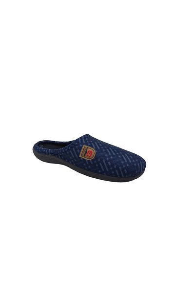 Zerhan Ανδρικές υφασμάτινες παντόφλες Gezer Navy Blue Παντόφλες εσωτερικού χώρου