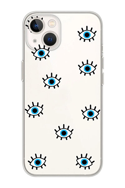 shoptocase Premium Transparent Phone Case with Evil Eye Design Compatible wit...