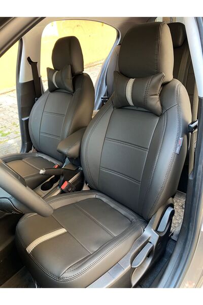 AKINCI حزمة FİAT EGEA URBAN PACK وخلفية كبيرة 2+1 جلد كامل وخياطة خاصة