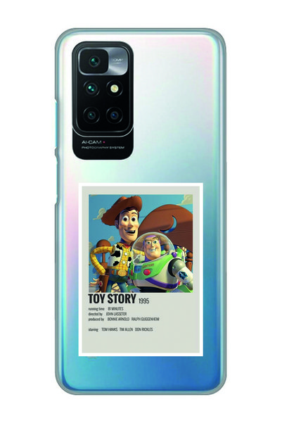 Magic Ring حافظة هاتف شفافة متوافقة مع Redmi 10 2022 Toy Story Minimalist Poster