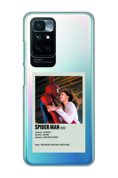 Magic Ring حافظة هاتف شفافة متوافقة مع Redmi 10 2022 Spider Man Minimalist Po...