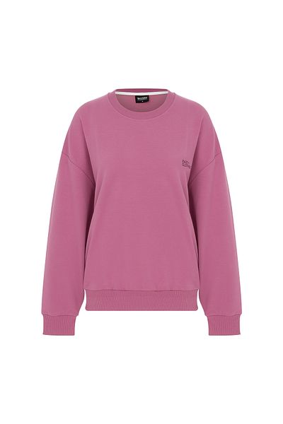 Eazy Co Hanorac subțire Eazy Basic Oversize, unisex, Dusty Rose, cu decolteu rotund