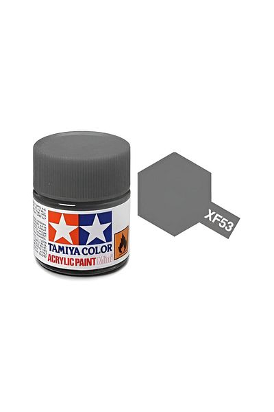 TAMIYA Xf-53 Neutral Gray Matte Acrylic Paint (10 Ml. ), Hobby Painting Material