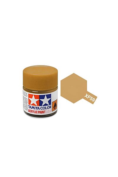 TAMIYA Xf-59 Desert Yellow Matte Acrylic Paint (10 Ml. ), Hobby Painting Material