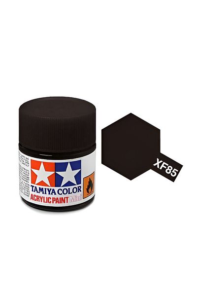 TAMIYA Xf-85 Rubber Black Matte Acrylic Paint (10 Ml. ), Hobby Painting Material